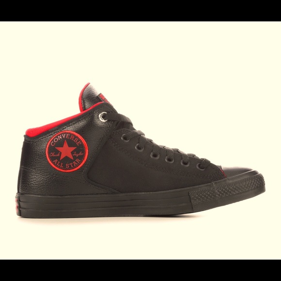 NEW MEN'S CONVERSE CHUCK TAYLOR ALL STAR HIGH STREET CANVAS LEATHER SNEAKERS